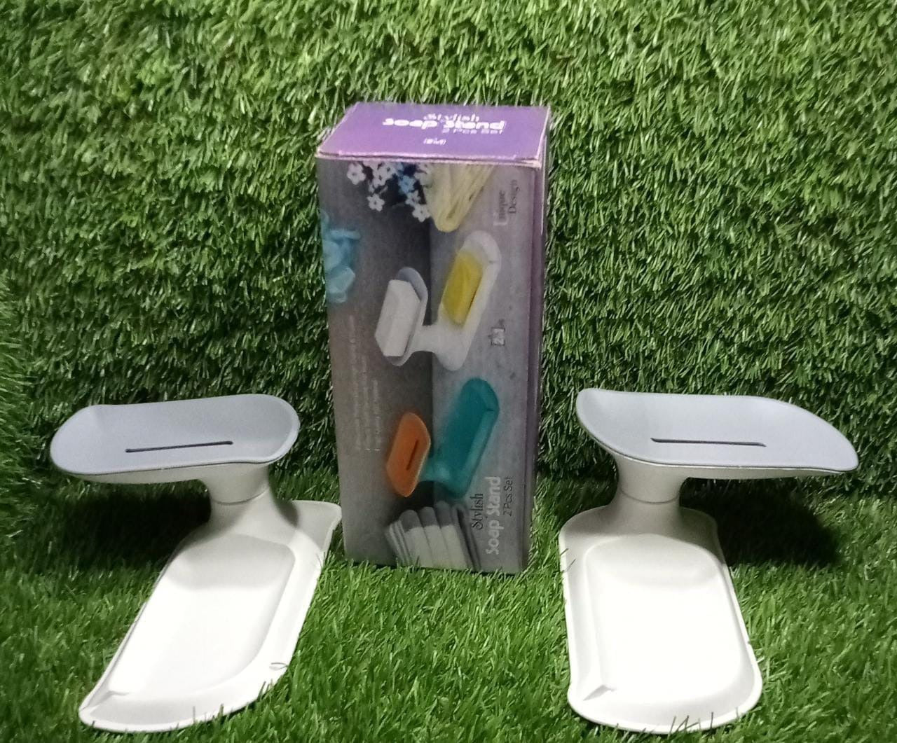 4860C Plastic Double Layer Soap Dish Holder| Decorative Storage Holder Box for Bathroom, Kitchen, Easy Cleaning ,Soap Saver. DeoDap 4860C Plastic Double Layer Soap Dish Holder| Decorative Storage Holder Box for Bathroom, Kitchen, Easy Cleaning ,Soap Saver. DeoDap
